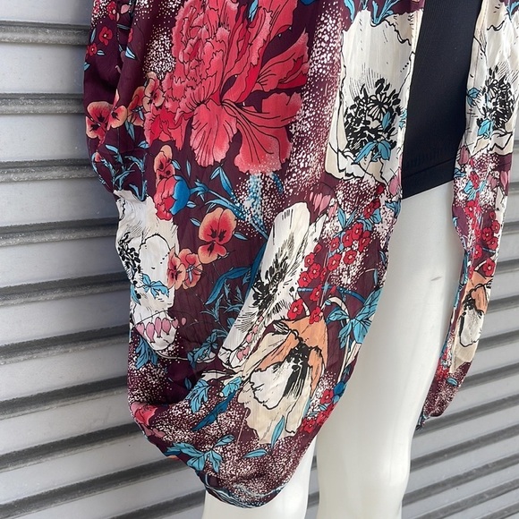 Time And Tru One Size Kimono Cardigan Top One Size - Picture 5 of 9